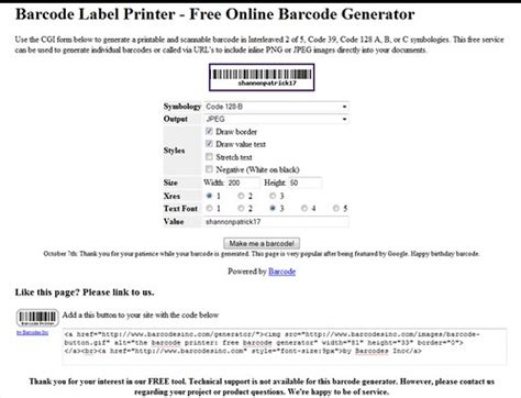 Barcode Label Printer - Free Online Barcode Generator | Flickr