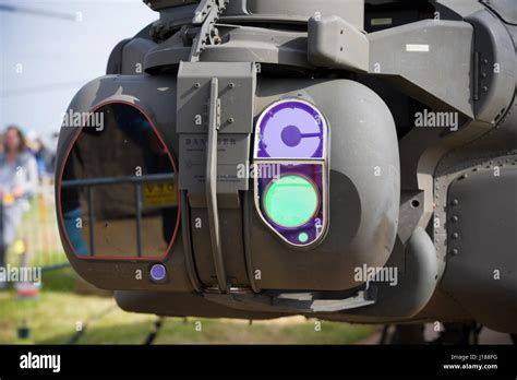 LEEUWARDEN, NETHERLANDS - JUNE 10, 2016: Night vision instruments on an ...