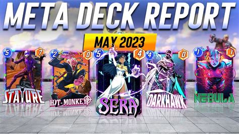 The Top 20 BEST Infinite Decks in Marvel Snap | May 2023 | Meta Deck Report | Most Diverse Meta ...