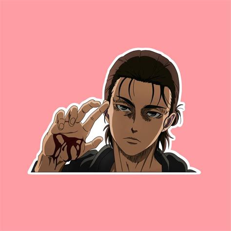 Eren Yeager AOT I – Laptop Sticker - PureArtz