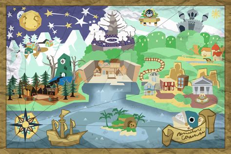 Paper Mario Map by PositronGaming on DeviantArt