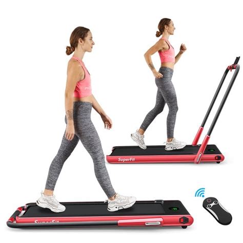 Costway Superfit 2.25HP 2-in-1 Folding Treadmill | The 10 Best Folding Treadmills For Small ...