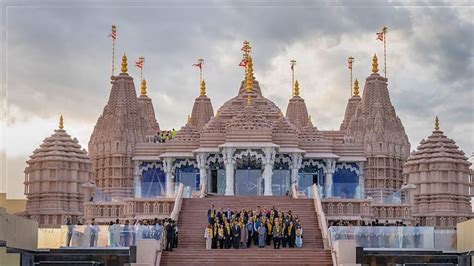 BAPS Hindu Mandir UAE Abu Dhabi Glimpse Largest Hindu Temple In Gulf Region