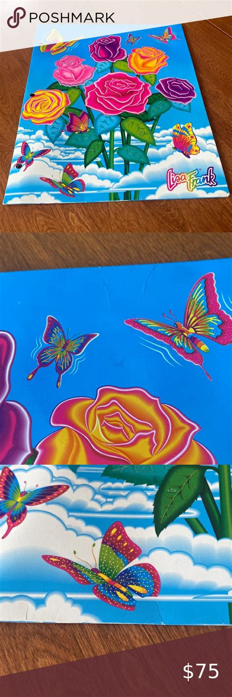 Lisa Frank vintage roses and butterflies folder from the 90’s | Vintage roses, Lisa frank, Butterfly