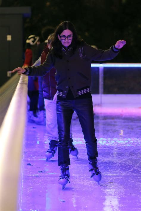 COURTENEY COX Ice Skating at Natural History Museum Ice Rink in London 11/21/2017 – HawtCelebs