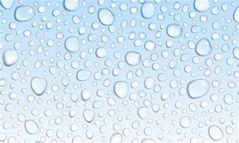 Premium Vector | Background of water droplets on the surface in light blue colors