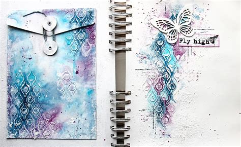 Ingrid's place: art journal page and two tags