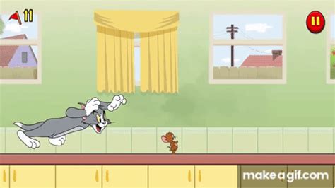 Tom And Jerry Running Gif