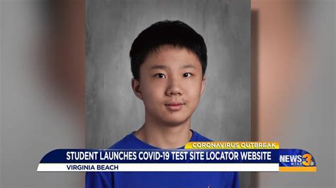 Virginia Beach teen helps create COVID-19 testing site locator