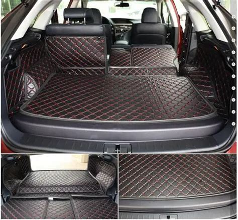 Best quality! Special trunk mats for Lexus RX 350 2014 2009 waterproof boot carpets cargo liner ...