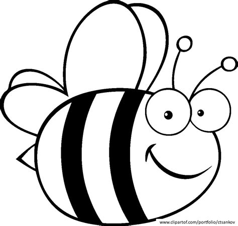 Bumble Bee Outline | Free download on ClipArtMag