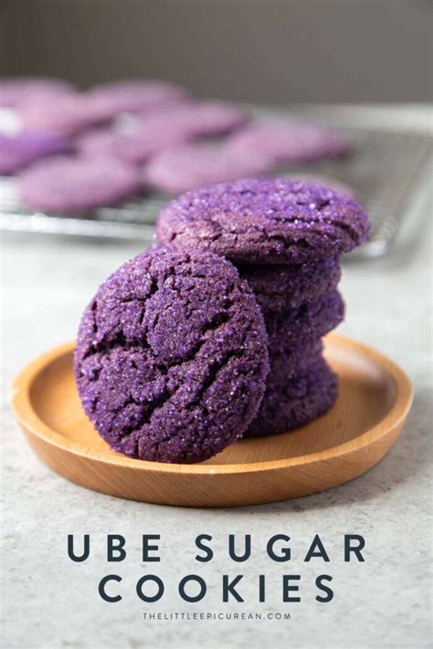 Ube Sugar Cookies - The Little Epicurean