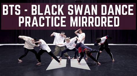 BTS - BLACK SWAN DANCE PRACTICE [MIRRORED] - YouTube