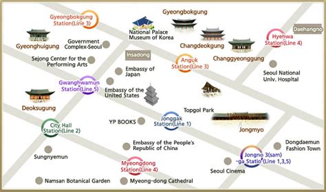 Seoul South Korea Grand Palace Maps - THE WAYFARING SOUL