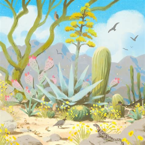 Sonoran Desert Day, an art print by Matt Rockefeller | Art ...