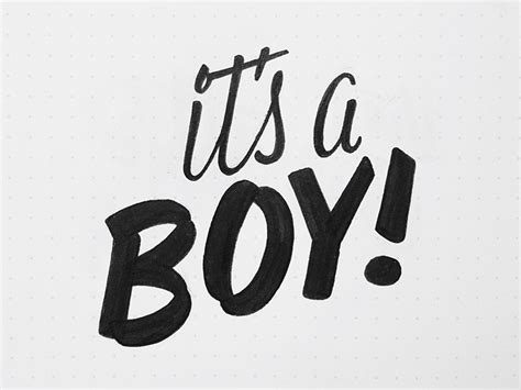 Its A Boy /// 267 by Bob Ewing Script, Welcome Baby Boys, Ewing, Typography Letters, Lettering ...