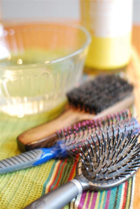 How to Clean a Hairbrush (for Healthier Hair) - Red and Honey