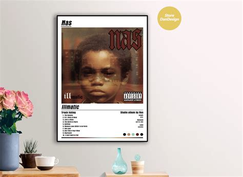 Nas Illmatic Album Cover Poster | Etsy