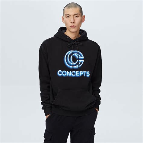 Concepts Neon Logo Hoodie (Black) – CNCPTS