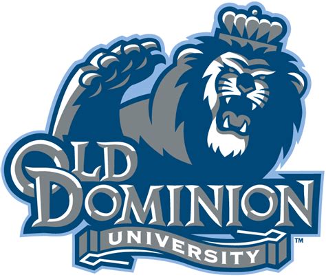 Old Dominion Monarchs Primary Logo (2003) - Lion with crown growling ...