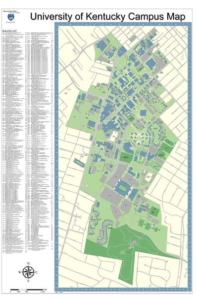 University of Kentucky Campus Map - Lexington Kentucky USA • mappery