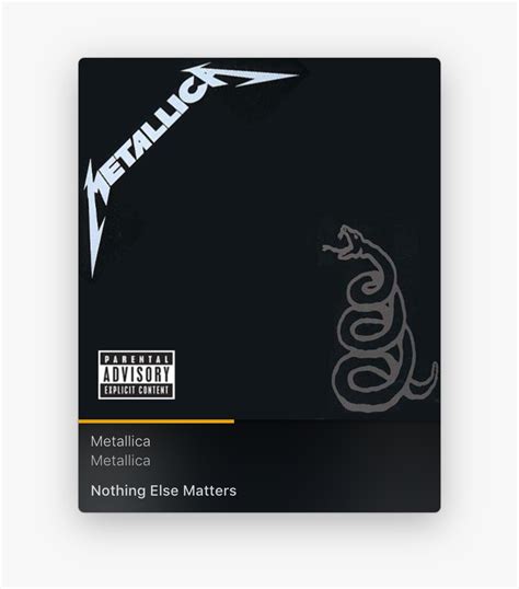 Nothing Else Matters Metallica Album Cover, HD Png Download , Transparent Png Image - PNGitem