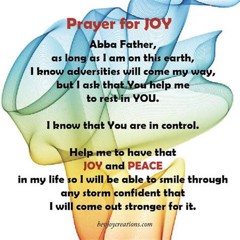 Prayer for Joy | Prayers, Inspirational prayers, Prayer book