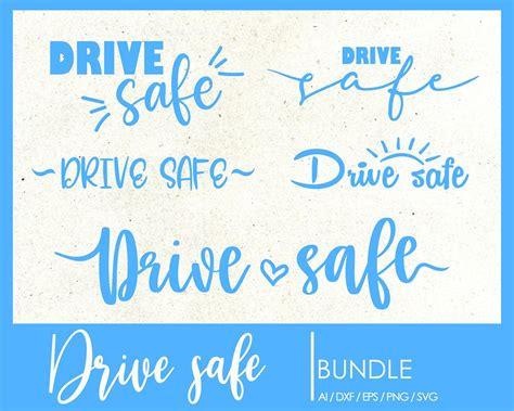 Drive Safe, Easy Cut, Sticker Design, Drive Safe Svg, Side View Mirror Decal Design, PNG - Etsy