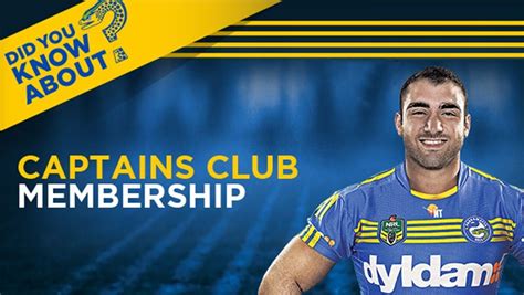 EELS MEMBERSHIP: JOIN THE CAPTAINS CLUB | Eels