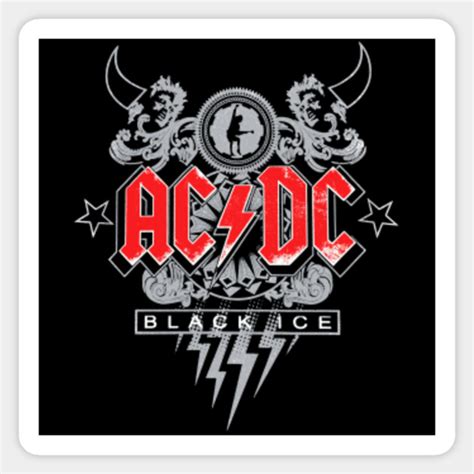 AC/DC - Black Ice - Acdc - Sticker | TeePublic