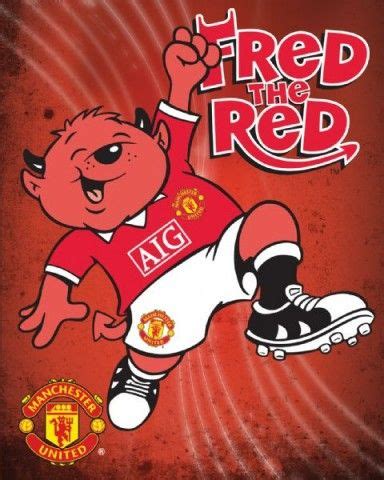 Fred the Red Mascot of Manchester United Red Devils Manchester United ...