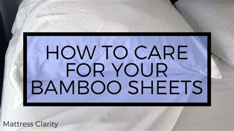 How to Care For Your Bamboo Sheets