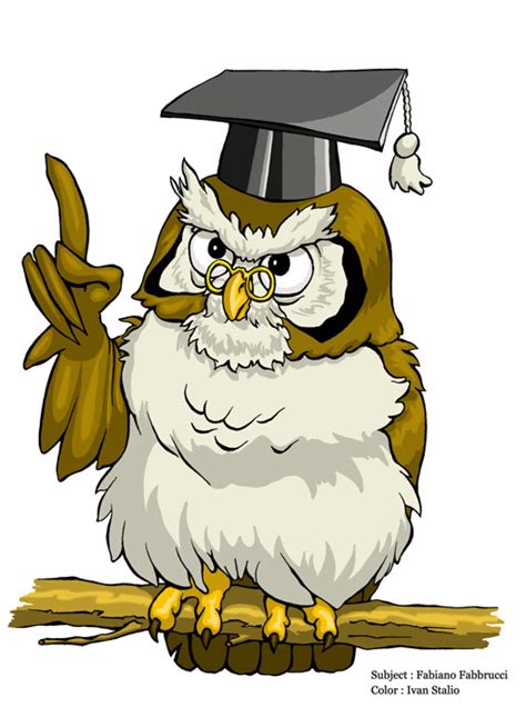 Wise Owl Cartoon - ClipArt Best