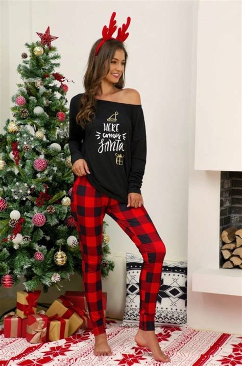 Here Comes Santa Pajama Set – Orchard Way | Pajama set, Christmas pajama set, Pajama set women