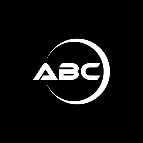 ABC letter logo design in illustration. Vector logo, calligraphy designs for logo, Poster ...