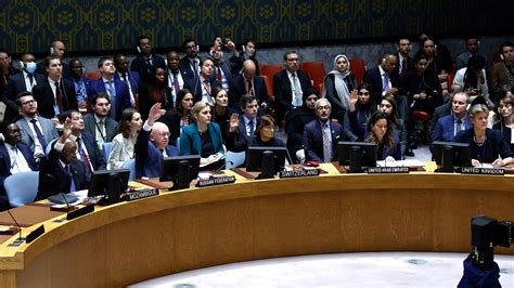 What happened at UN on Israel-Hamas war: No resolution adopted, US vetoes | World News ...