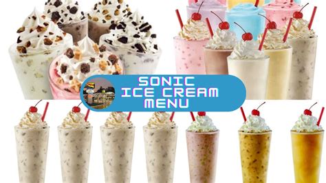 Sonic Ice Cream Menu: Explore The Latest Flavors