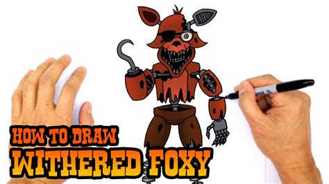 How To Draw Nightmare Foxy Coloring Page Trace Drawing | Porn Sex Picture