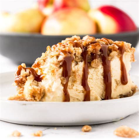 Caramel Apple Crumble Cheesecake Recipe • State of Dinner