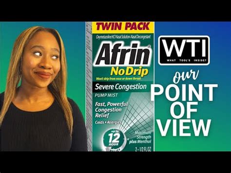Our Point of View on Afrin No Drip Nasal Spray - YouTube