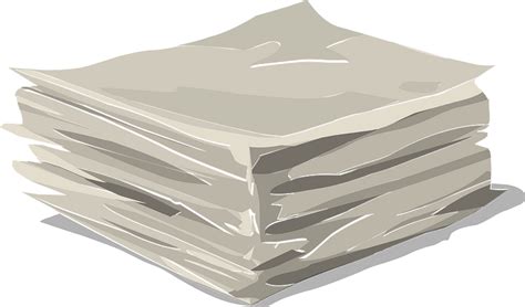 Pile of papers clipart. Free download transparent .PNG | Creazilla