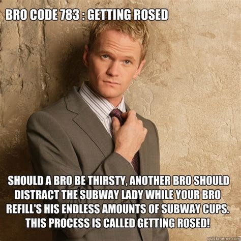 Bro Code Barney Stinson Quotes. QuotesGram