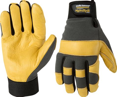 Wells Lamont Men's HydraHyde Leather Work Gloves - Walmart.com ...