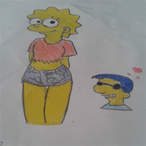 Lisa e Milhouse- The Simpsons by YuukiAsuna13 on DeviantArt