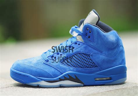 Air Jordan 5 Blue Suede Release Date 136021-401 | Sole Collector