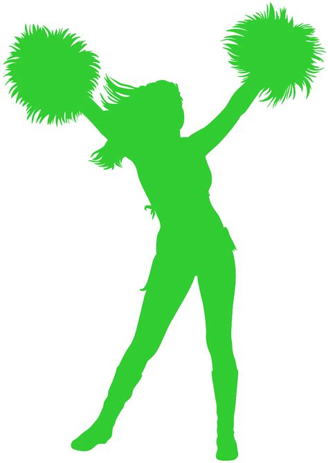 Cheerleader Silhouette | Free vector silhouettes