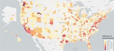 [OC] Tech Salaries Compared to Cost Of Living : r/dataisbeautiful