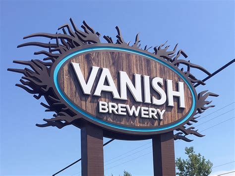 Crafting Impressions: Distinctive Main ID Sign for Vanish Brewery ...