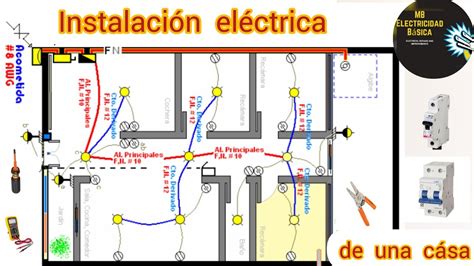 INSTALACIÓN ELÉCTRICA DE UNA CASA. (Paso a paso) - YouTube