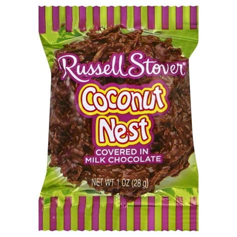 Russell Stover Milk Chocolate Coconut Nest, 1 oz. - Walmart.com